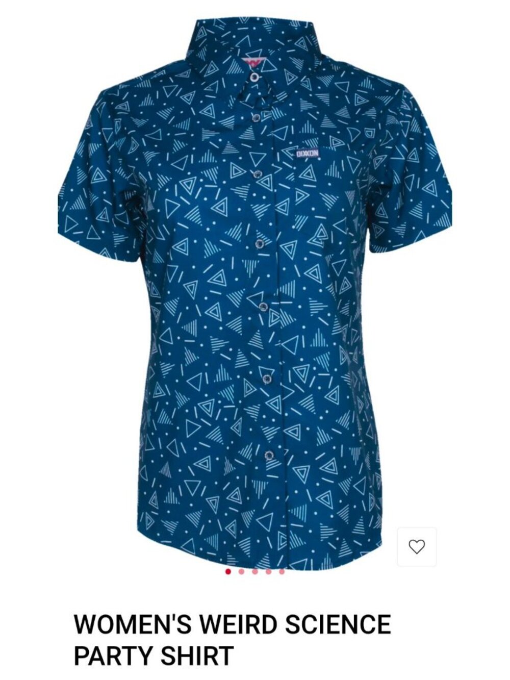 Dixxon women's weird science party shirt